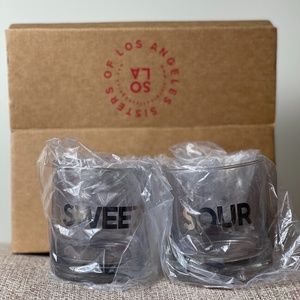 Sisters of Los Angeles Sweet & Sour Glasses